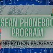 ASEAN Phonebook Program Using Python