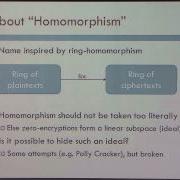 Fully Homomorphic Encryption I