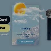 3D Card Animation Using HTML CSS JavaScript CSS Animation Slide Card Rotate Animation