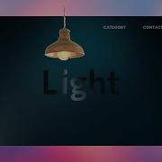 Animation Text Light Using HTML CSS Only