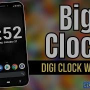 LiveAccessible HUGE Android Clock Widget Digi Clock For Low Vision Seniors Visually Impaired