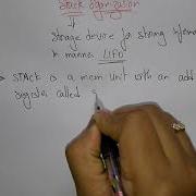 Stack Introduction PUSH POP COA Lec 64 Bhanu Priya