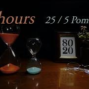 2h Pomodoro Technique 4 X 25 Min Study Timer With Piano Music In The Breaks ASMR Hourglass Sand