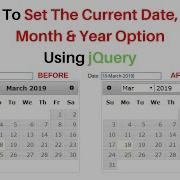 Jquery Datepicker Set Default Date Dynamically Month And Year Ver 3 3 1