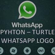 WHATSAPP LOGO PYTHON TURTLE PROGRAMMING Pythonprogramming Youtubevedio