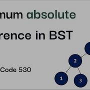 Minimum Absolute Difference In BST Leetcode 530 Pair With Minimum Absolute Difference In BST