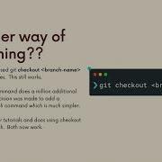 008 Another Option Git Checkout Vs Git Switch