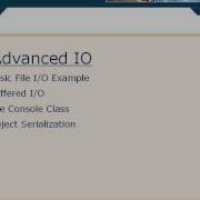Advanced Java Tutorial Introduction To Advanced I O