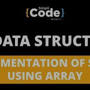 Implementation Of Stack Using Array Data Structures For Beginners SimpliCode