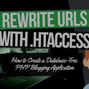 PHP Blogging Application Rewrite URLs With Htaccess