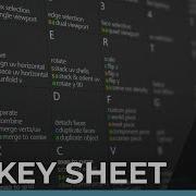 Free Keyboard Shortcut Hotkey Sheet Template Premade HTML CSS JS Easy To Modify