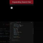 Expanding Search Bar HTML CSS