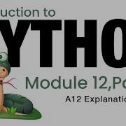 Python Module 12 A12 Explanation Fall 2023