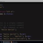 Adding Comments To Your PHP