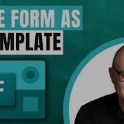 How To Share MS Forms With Others By Saving Them As A Template