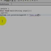 Java Programming Tutorial 20 Conditional Operators Halil İbrahim CANATAN HD