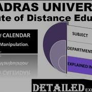 Madras University Ide BCA 4th Sem Java Practical Calendar Class Program