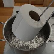 Look What I Did By Throwing Toilet Paper Into Boiling Water