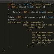 Live Data Search In Codeigniter Using Ajax JQuery