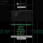 Can You Guess The Output Coding Python Shorts