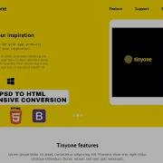 Psd To Html Responsive Conversion Tinyone