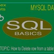 How To Delete Row From A Table Of Mysql Database Using Sql Xampp Tutorial 06