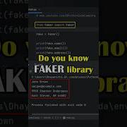 Python Shorts Why Use Real Data For Testing Generate Fake Data Instantly