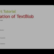 Part 1 Introduction Installing TextBlob In Python Anaconda