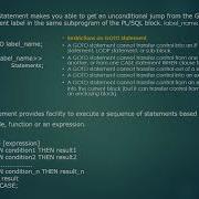 Constrol Statements Loop Exit Goto Case In Oracle Pl Sql