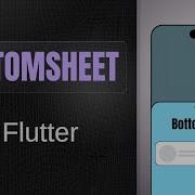 BottomSheet Widget Flutter