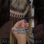 Microlink Hair Extensions Tutorial In 10 Seconds Hairextensions Microlinks Hairtutorial Hair