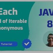 ForEach Method Of Iterable With Anonymous Class Java 8 Feature Java Programming