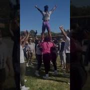 Cheerleading Stunt Goes Wrong