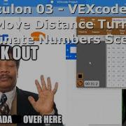 Calculon 03 VEXcode VR Move Distance Turn Coordinate Numbers Scenario