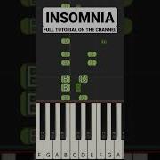 Faithless Insomnia Piano Tutorial Shorts