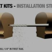 Connecting Stair Rails With Surewood LNL Rail Bolt Kits