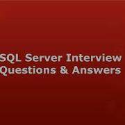 SQL Server New Interview Question And Answers Part 2