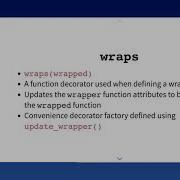 Scott Irwin A Hitchhiker S Guide To Functools