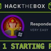 Уровень 1 Респондер Начальная точка HackTheBox Полное прохождение