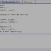 Учебное пособие по Java для среднего уровня 24 Создание окна для слайдера