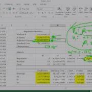 Multiple Regression In Excel