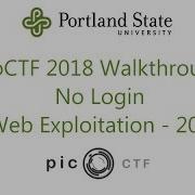 PicoCTF 2018 No Login