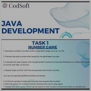 Java Number Guessing Game Codsoft Java Internship Task 1 Complete Walkthrough Code Explanation