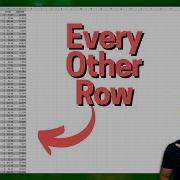 4 Ways To Select Every Other Row In Excel Alternate Rows Copy Paste Separate Highlight