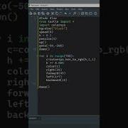 Python Turtle Design A21 Shorts Code Else