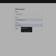 Managing A Contact List Using Python Flask With MongoDB Database