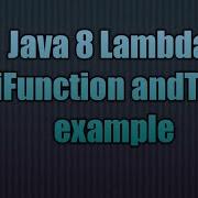 Java Lambda BiFunction AndThen Example