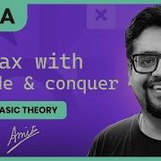 Min Max Algorithm With Divide Conquer Part 1