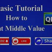 Qbasic Program To Print Middle Value Among Three Numbers QBasic Tutorial QBasic