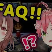 Korone Says FAQ To Miko ENG Sub Hololive